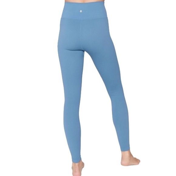 Spiritual Gangster Pants - Spiritual Gangster Legging size M/L Blue Ribbed Seamless